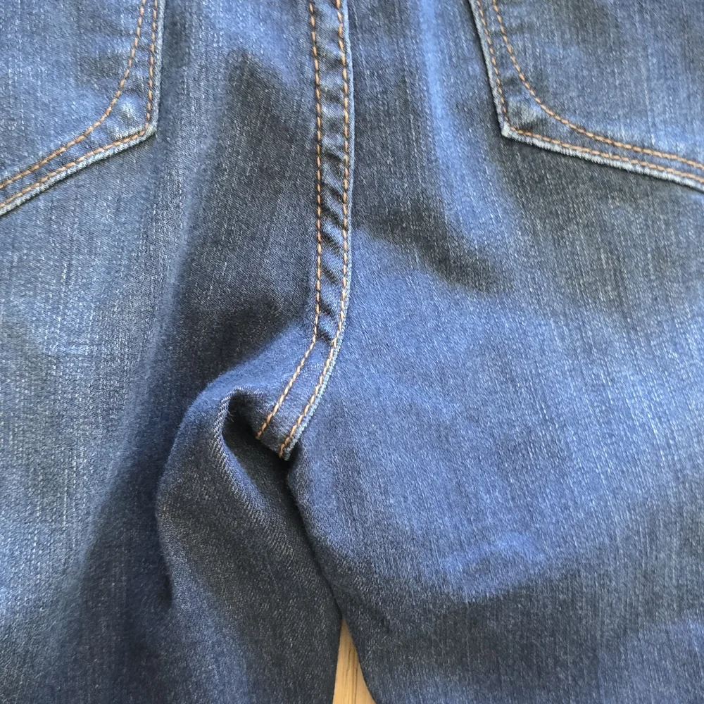 Classic Navy Distressed Skinny Jeans - Picture 15 of 16